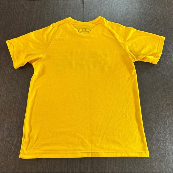Under Armour Iowa Hawkeyes Yellow T-shirt Sz Youth L - Picture 4 of 8